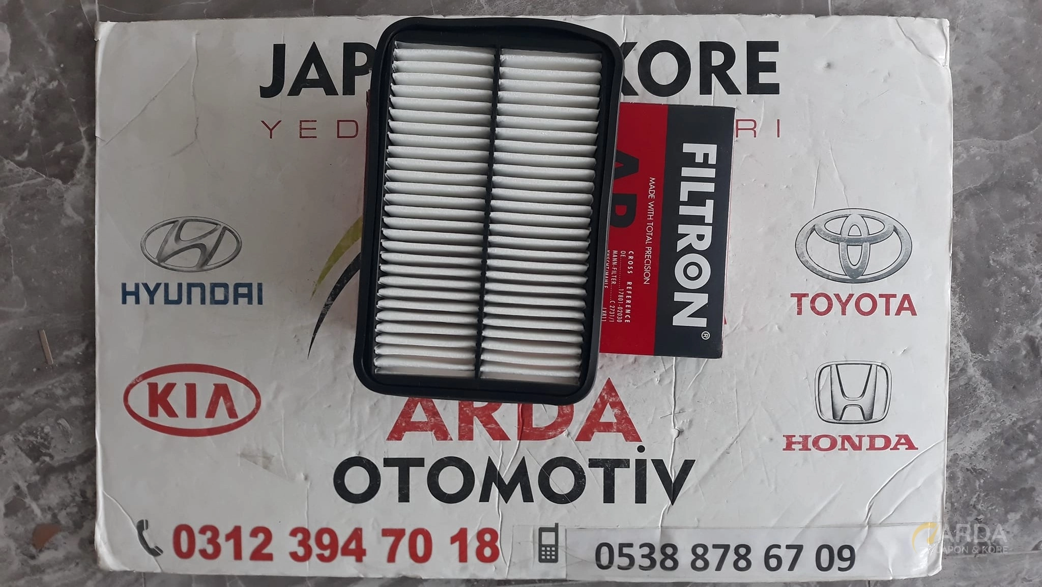 TOYOTA COROLLA HAVA FİLTRESİ 1.6 ENJEKSİYONLU